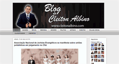 Desktop Screenshot of cleitonalbino.com